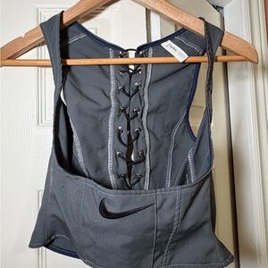 Frankie Collective rework Nike corset Top